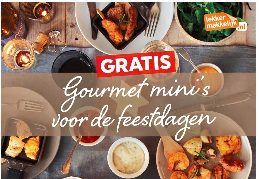 Spaar voor gratis gourmetvlees